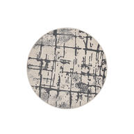 Urban Grid Round Rug