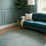 Nordic Pulse Round Rug