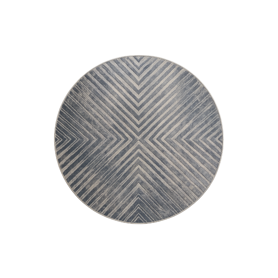 Nordic Pulse Round Rug – Flying Carpets