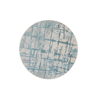 Urban Grid Round Rug