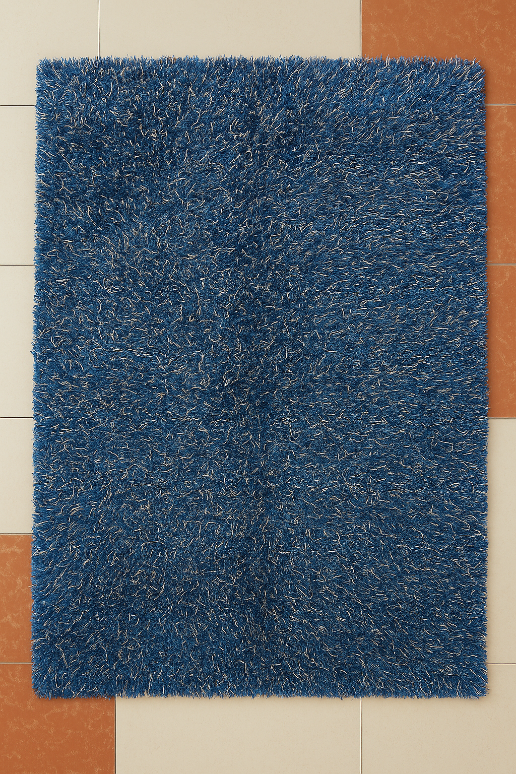 Midnight Blue Shaggy Rug – Flying Carpets