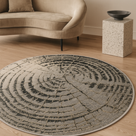 Trunk Rings Round Rug