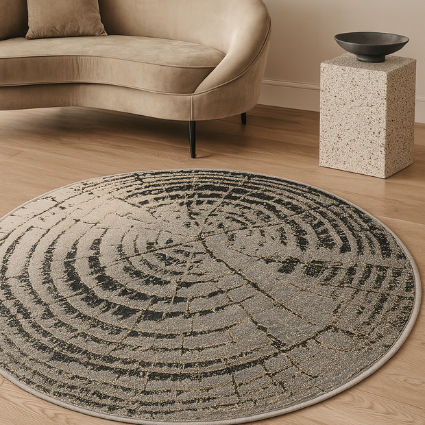 Trunk Rings Round Rug