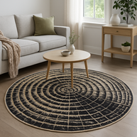 Trunk Rings Round Rug