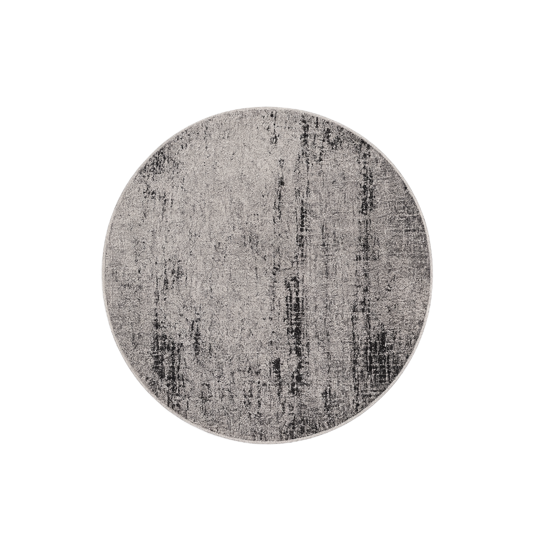 Noir Mirage Round Rug