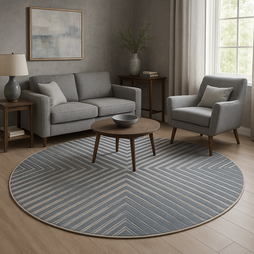 Nordic Pulse Round Rug