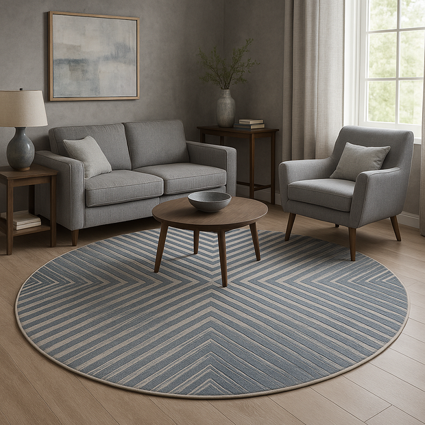 Nordic Pulse Round Rug