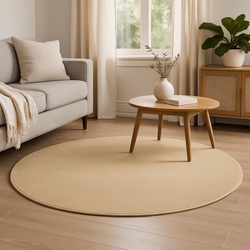 Luna Form Round Rug