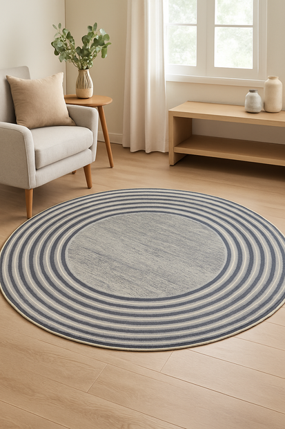 Aurelio Orbit Round Rug